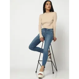 GAP Blue Cotton Solid Jeans-picture-41
