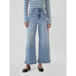 GAP Blue Cotton Solid Jeans-picture-31