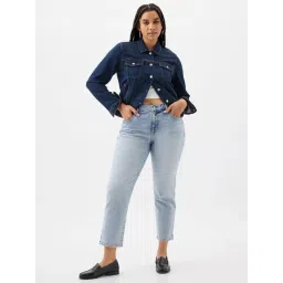 GAP Blue Cotton Solid Jeans-picture-18