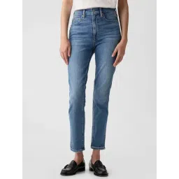 GAP Blue Cotton Solid Jeans-picture-16