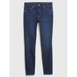 GAP Blue Skinny Fit Solid Jeans-picture-33