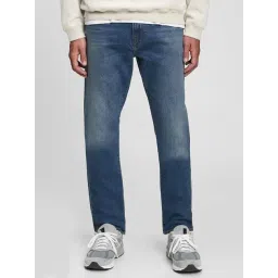 GAP Blue Slim Fit Solid Jeans-picture-25