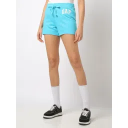 GAP Blue Solid Shorts-picture-11