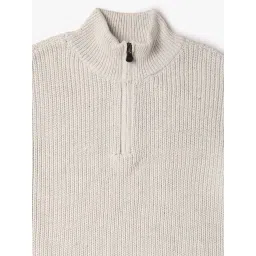 GAP Boys Beige Blended Solid Sweater image 3