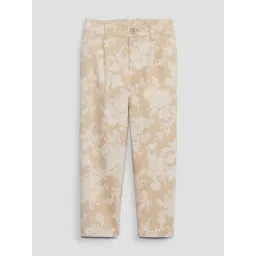 GAP Boys Beige Cotton Floral Trousers-picture-35