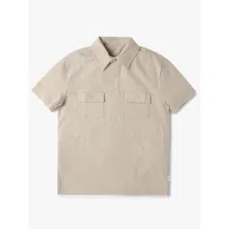 GAP Boys Beige Cotton Solid Polo T-Shirt-picture-19