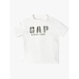 GAP Boys Brand Logo Printed Crew Neck Regular Fit T-shirt-picture-26