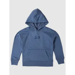 GAP Boys Brand Logo Printed Relaxed Fit Hoodie-image-44