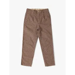 GAP Boys Checked Smart Tapered Fit Trousers-picture-15