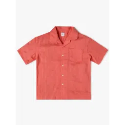 GAP Boys Coral Cotton Striped Shirt-picture-30