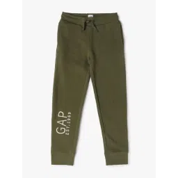 GAP Boys Darkgreen Embroidered Joggers-picture-10