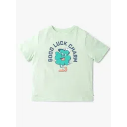 GAP Boys Green Cotton Graphic T-Shirt-picture-10