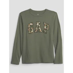 GAP Boys Green Cotton Logo T-Shirt-picture-26