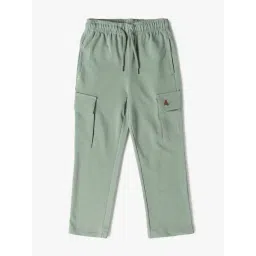 GAP Boys Green Cotton Solid Cargo Pants-picture-34