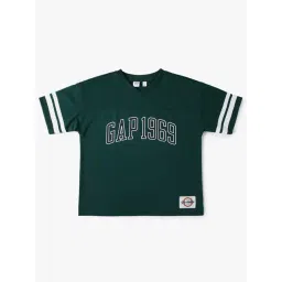 GAP Boys Green Polyester Printed T-Shirt-picture-31
