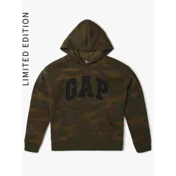 GAP Boys Green Printed Hoodie-picture-18