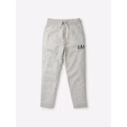 GAP Boys Grey Regular Fit Logo Trackpants-image-20