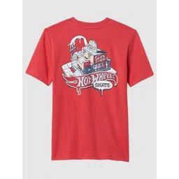 GAP Boys Hot Wheels Graphic Print Relaxed Fit Round-Neck Pure Cotton T-Shirt-picture-37