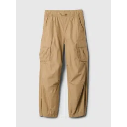 GAP Boys Khaki Solid Parachute Pants-picture-18