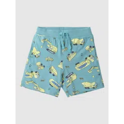 GAP Boys Mid-Rise Conversational Printed Organic Pure Cotton Shorts-picture-29