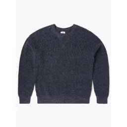 GAP Boys Navy Blue Blended Solid Sweater-picture-26