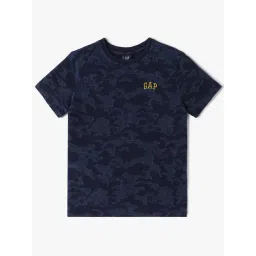 GAP Boys Navy Blue Cotton Printed T-Shirt-picture-32