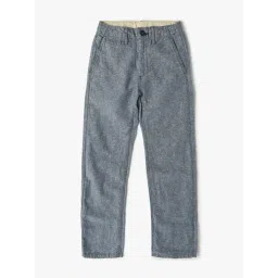 GAP Boys Navy Solid Chinos-picture-16