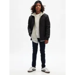 GAP Boys Navy Solid Jeans image 1