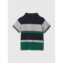 GAP Boys Navy Striped Polo T-Shirt-picture-28