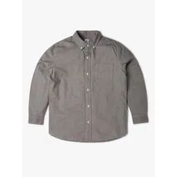 GAP Boys Relaxed-Fit Button-Down Collar Pure Cotton Shirt-picture-49