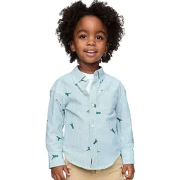 GAP Boys Striped Relaxed Fit Full-Sleeve Oxford Shirt-picture-33