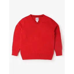 GAP Boys V-Neck Pure Cotton Pullover Sweater-picture-31