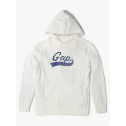 GAP Boys White Cotton Logo Sweatshirt-picture-32