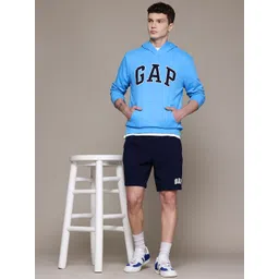 GAP Brand Logo Applique Hooded Sweatshirt-picture-25