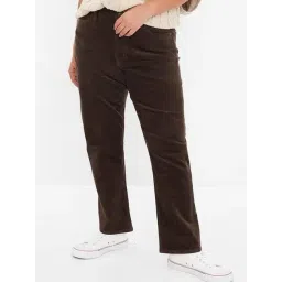 GAP Brown Solid Trousers-picture-13