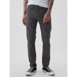 GAP Dark Grey Slim Fit Solid Jeans-picture-17