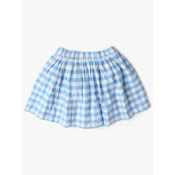 GAP Girls Blue Checks Skirt-picture-46