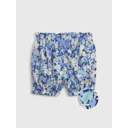 GAP Girls Blue Cotton Floral Shorts-picture-10