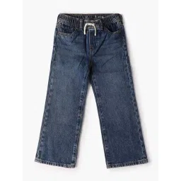 GAP Girls Blue Cotton Solid Jeans-picture-27