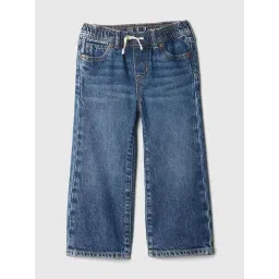 GAP Girls Blue Cotton Solid Jeans-picture-25