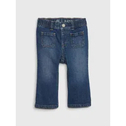 GAP Girls Blue Cotton Solid Jeans-picture-23