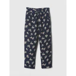 GAP Girls Cotton Floral Printed Pure Cotton Regular Trousers-picture-10