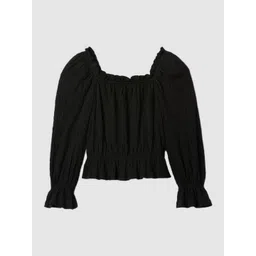 GAP Girls Cotton Square Neck Blouson Tops-image-23