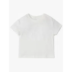 GAP Girls Logo Embroidered Crew Neck Organic Cotton T-Shirt-picture-17
