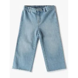 GAP Girls Lt. Blue Regular Fit Solid Jeans-picture-15