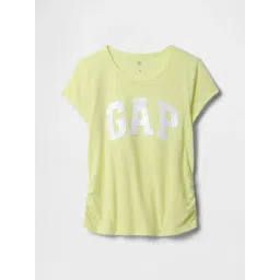 GAP Girls Lt. Green Embellished T-Shirt-picture-23