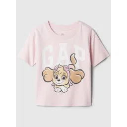 GAP Girls Lt. Pink Graphic T-Shirt-picture-17
