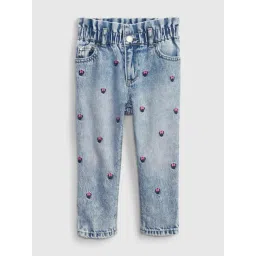 GAP Girls Ltblue Cotton Embroidered Jeans-picture-25