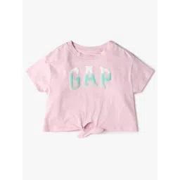 GAP Girls Ltpink Embroidered T-Shirt-picture-44