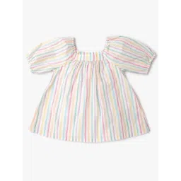 GAP Girls Multi Cotton Striped Top-picture-26